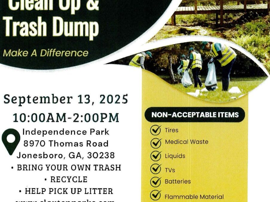 Community Park Clean Up & Trash Dump