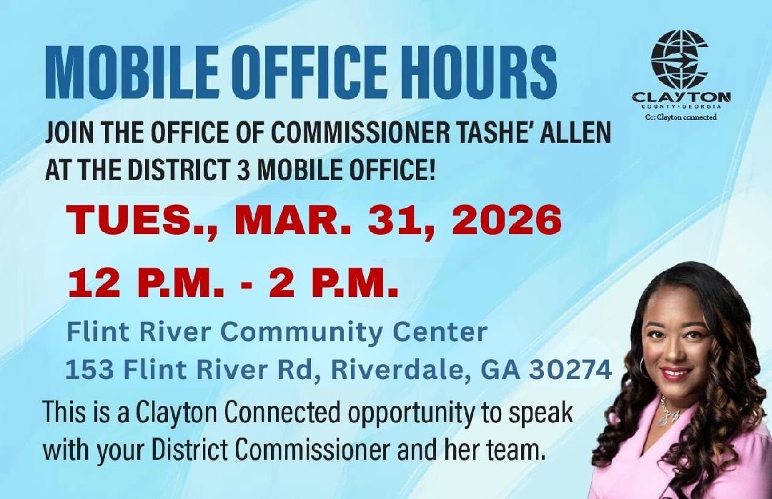 Mobile Office Hours Flyer for March 31, 2026