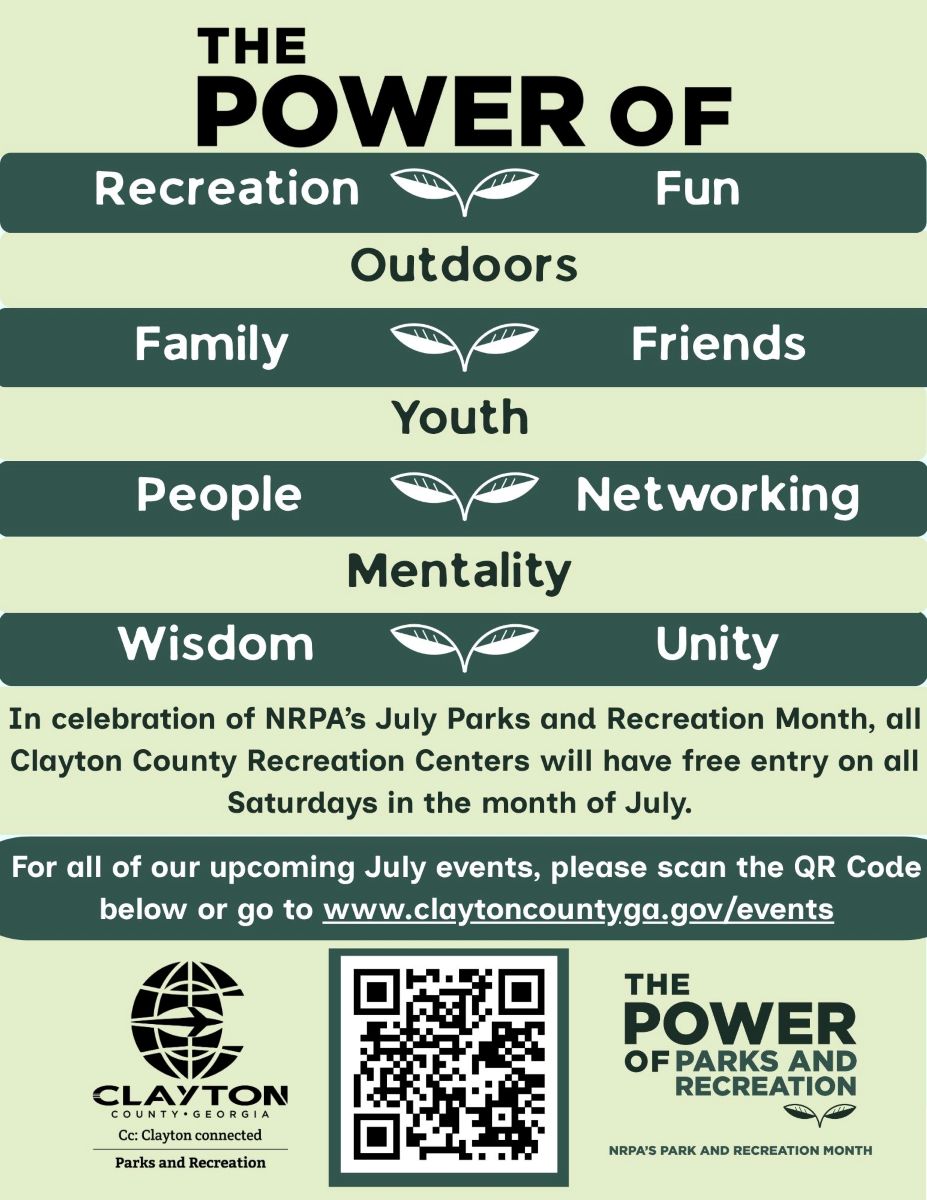 Clayton County NRPA The Power Of Flyer July 2026