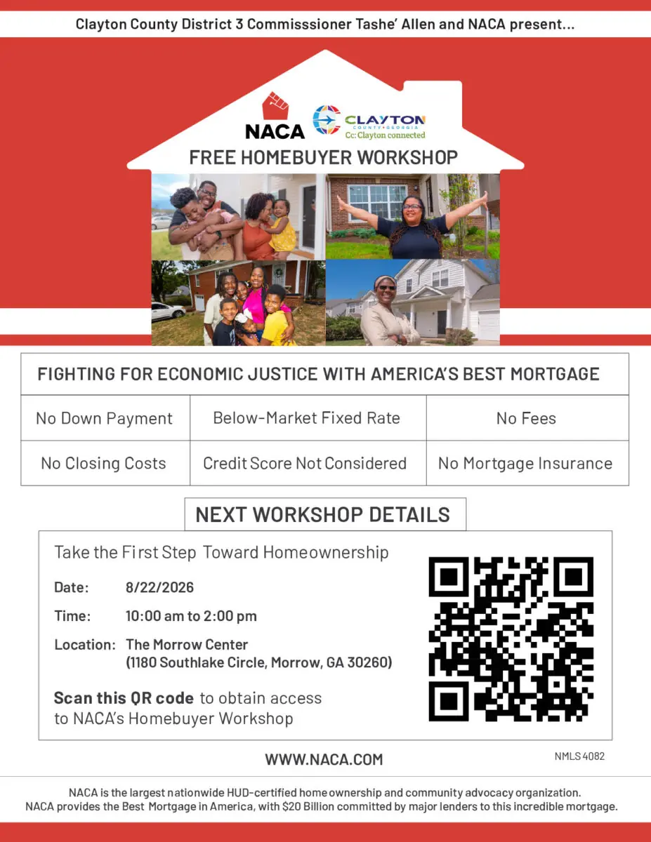 Home buyer workshop flyer July 2026